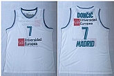 Real Madrid 7 Luka Doncic White Basketball Home Jersey,baseball caps,new era cap wholesale,wholesale hats